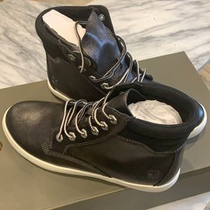 Timberland Dausette Sneaker Boot Black Metalic sz 8 NWT